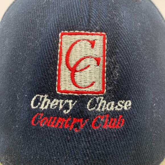 Chevy Chase Country Club Golf Course Greg Norman Strapback Dad Hat Cap - Picture 2 of 6